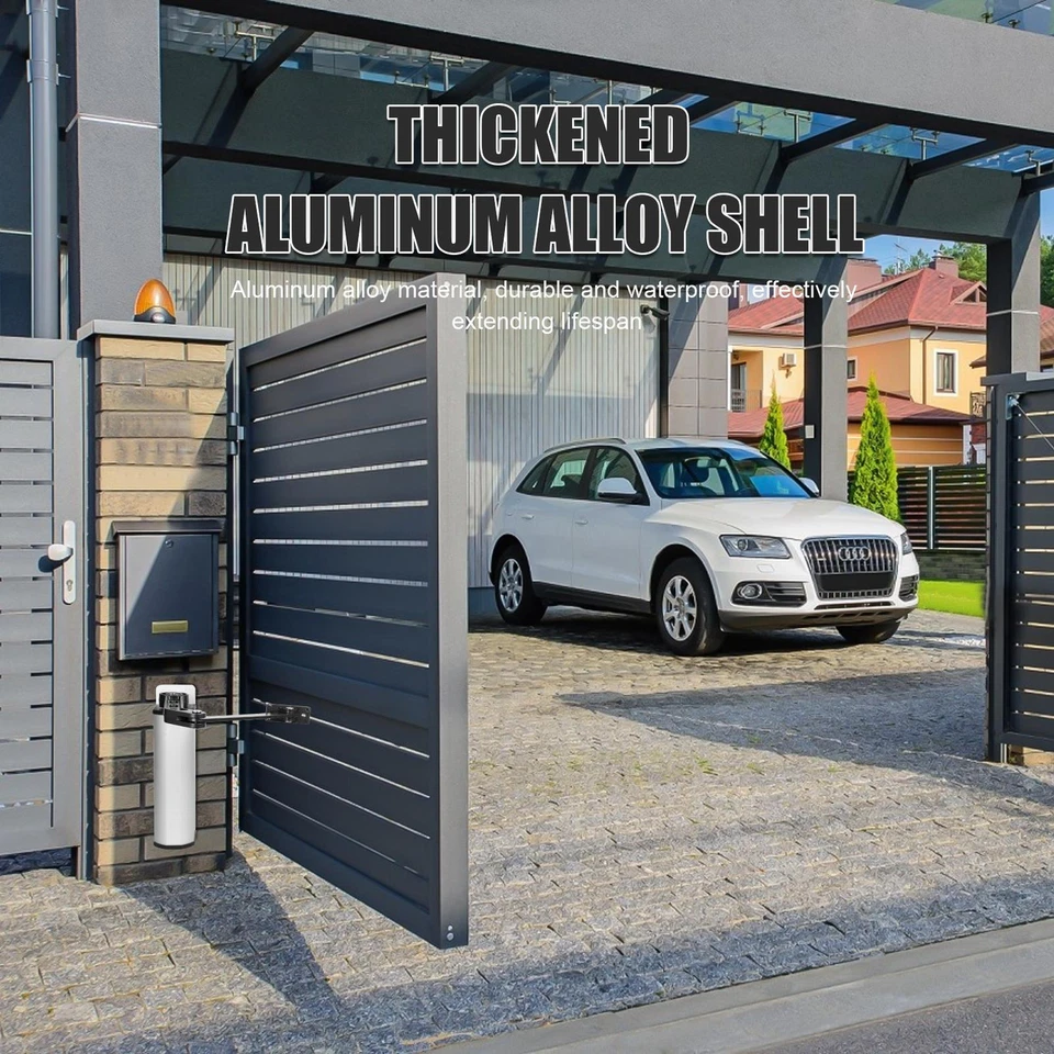 Nuevo abridor automático de puertas correderas operador de puerta de alta resistencia con controles remotos 2200Ibs Foto 4 de 4