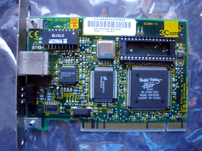 Vintage 3COM 3C905C-TX Netzwerkkarte 10/100BASE TX PCI Network Card 