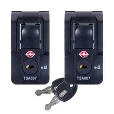 Pelican Air TSA Black Push Button Latches w/ 2 Keys. 1535, 1595, 1607, 1615, etc