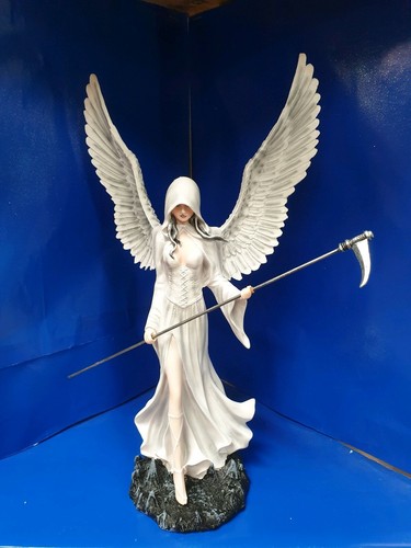 ANGELO WHITE ANGEL FAIRY FEES ELFEN ENGEL BIANCO CON FALCE PICCOLO NO LES ALPES - Picture 2 of 7