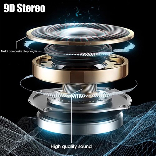 Digital Display Bluetooth Headphone LED Sports Earbuds New Ear Hook Earphone - Picture 9 of 12