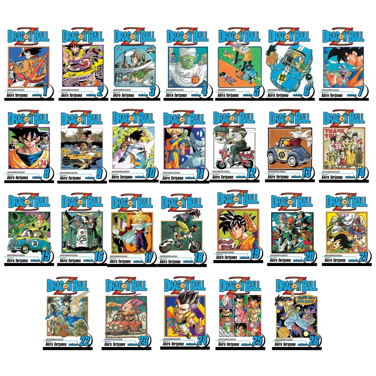 Dragon Ball Super Manga Series Vol. 1-9 (Manga) By Akira Toriyama-Viz Media  LLC