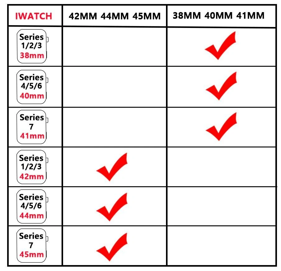 For Apple Watch iWatch Sports Band Strap Series 8 7 6 5 4 3 2 38/40/41/42/44/45 - image 4 of 4