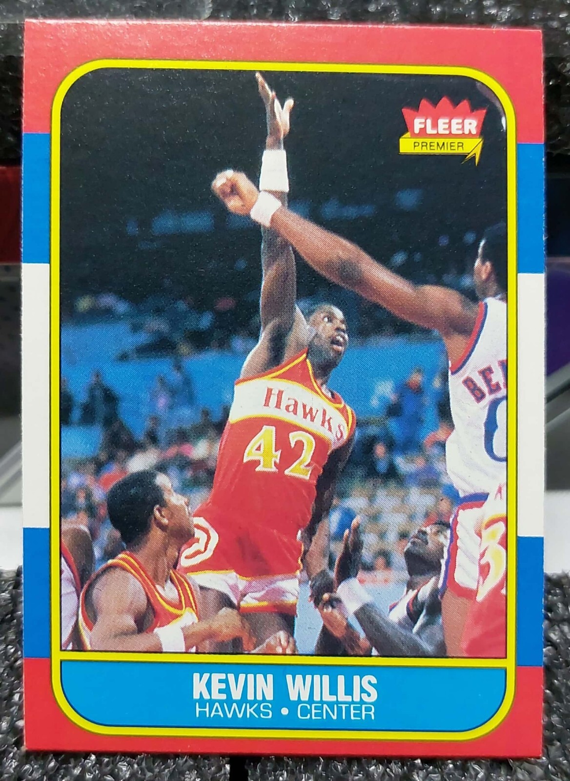 1986-87 Fleer RC #126 Kevin Willis Atlanta Hawks Basketball Card