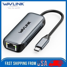 5GBPS/2.5GBPS USB Ethernet Adapter Laptop Network Adapter Type-C to RJ45 Adapter