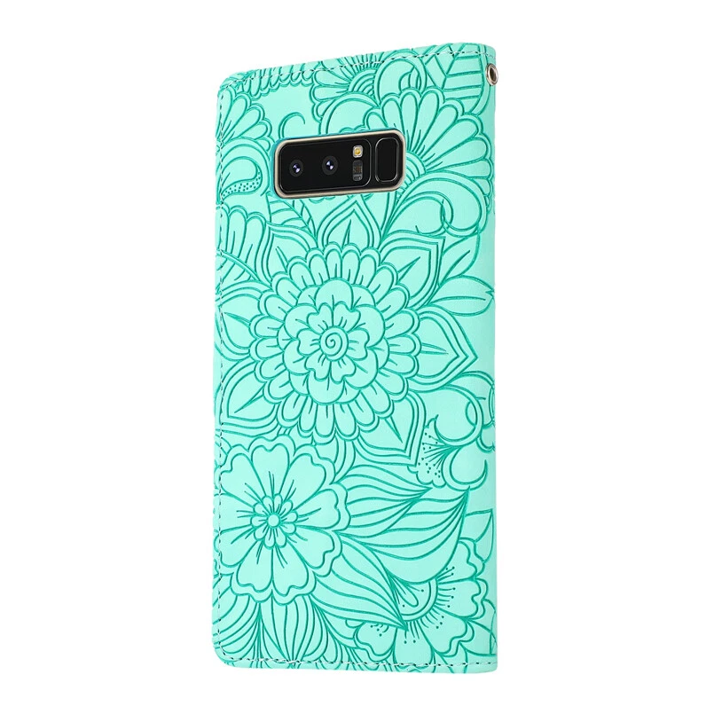 For Samsung Galaxy Note20 Ultra/10+/9/8 Flower Leather Wallet Case Flip Cover - Image 4 of 4