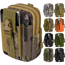 Tactical Molle Pouch Compact Utility Gadget Waist Bag Cellphone Holster Holder