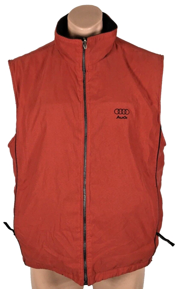 Stormtech Audi Cars Fleece Nylon Reversible Red & Black Water Resistant Vest M - Image 4 of 4