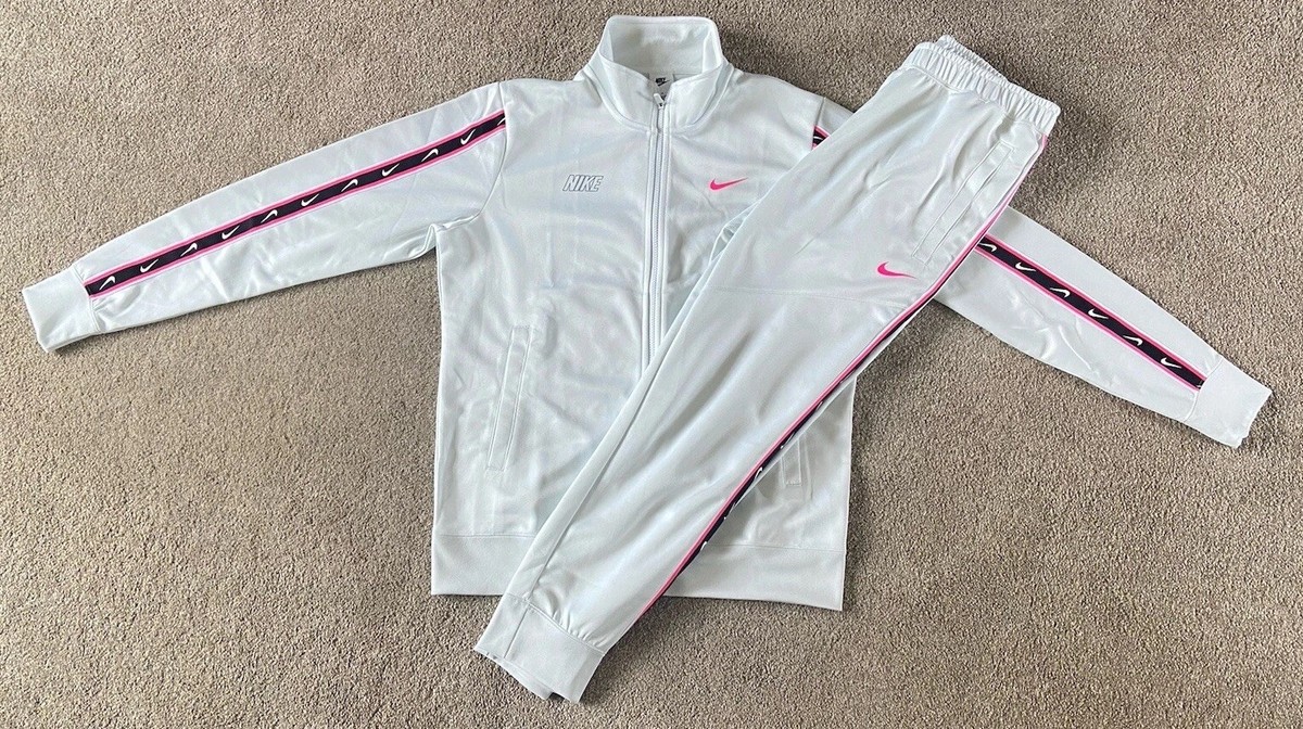 Nike PolyKnit Repeat Mens Tracksuit Set Size XS, M, L, XL Track