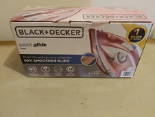 BLACK+DECKER Pearl Iron, IR2398, 50% Smoother Gliding with Pearl-Infused Cera
