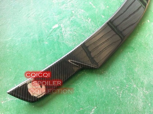 Carbon BENZ 08~14 W204 C Sedan V type trunk spoiler + OE type roof spoiler ◎ - Picture 4 of 6