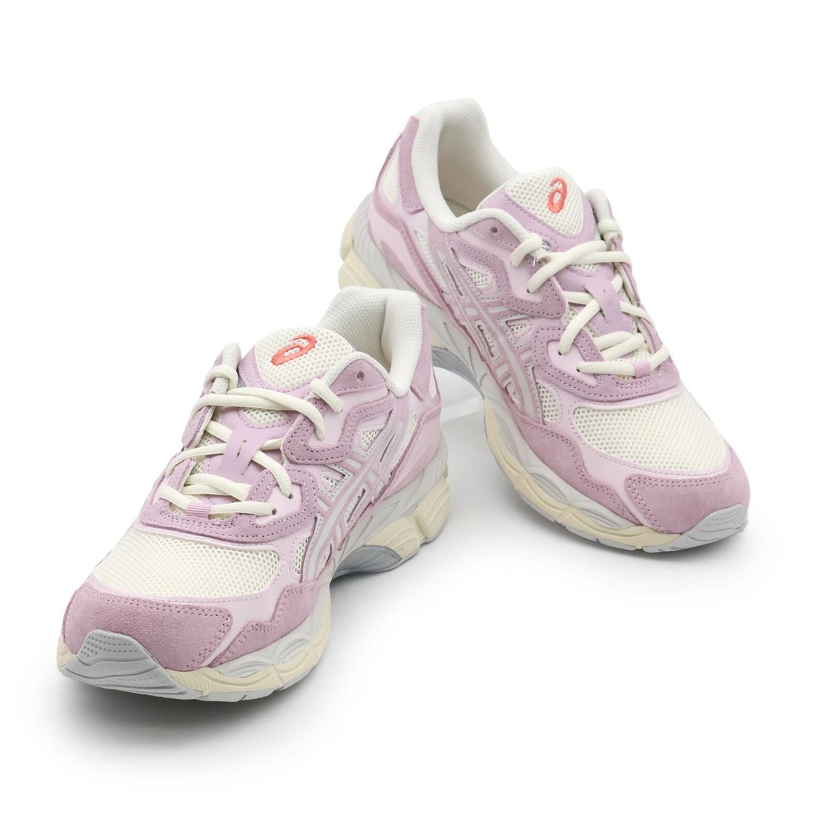 試着のみ　ASICS　GEL NYC　W 26.5　ピンク　ブルー　ゲル　GEL 試着のみ ASICS GEL NYC W 26.5 ピンク ブルー ゲル GEL - メルカリ