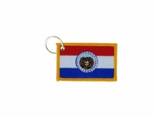 Missouri USA American Embroidered Keychain Badge Patch