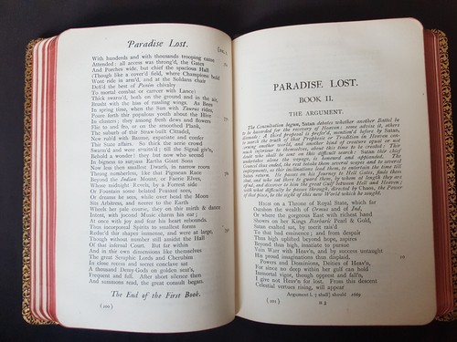 1922 THE POETICAL WORKS OF JOHN MILTON BY BEECHING POEM POETRY PARADISE LOST @ - Picture 12 of 16