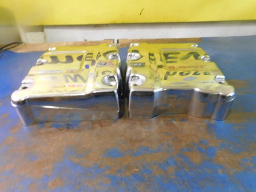 CHROME ENGINE LOADED ROCKER BOXES OEM HARLEY DAVIDSON TWIN CAM MOTORS 1999-2016 - Picture 7 of 24