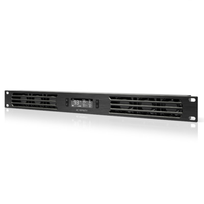 CLOUDPLATE T1-N , Rack Mount Cooling Fan Panel 1U Intake, AV Equipment 19'' Rack