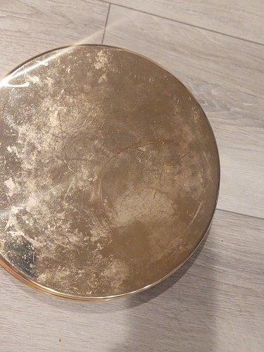 Vintage Etched Flowers Brass Dining & Serving Tray Drinks Tray - Picture 5 of 5