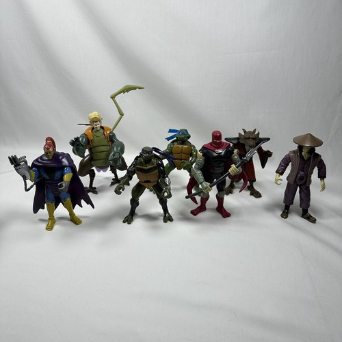 TMNT Teenage Mutant Ninja Turtles Figures LOT Of 7 - 2003-06 Leo Don Splinter ++