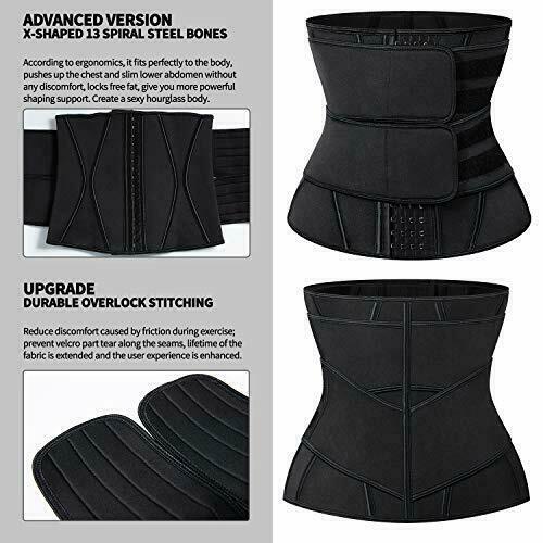 KIWI RATA Neopren Sauna Taillentrainer Korsett Schweißgürtel für Damen 2XL - Bild 2 von 5