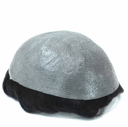 Toupee for Men Natural Thin Skin Real Human Hair Replacement System Hairpieces - Picture 18 of 183