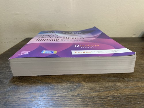 Lewis's Medical-Surgical Nursing 2-Volume Set 12th Edition Volume 1 Volume 2 New - Picture 5 of 15