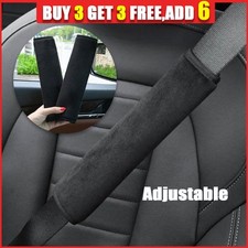 2Pcs Universal Car Seat Belt Pads Soft Safety Cushion Shoulder Strap Covers 26cm