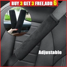 2Pcs Universal Car Seat Belt Pads Soft Safety Cushion Shoulder Strap Covers 26cm