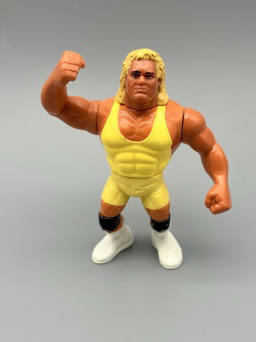 Mr Perfect Yellow WWF WWE Hasbro Wrestling 1991 Vi...