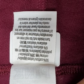 PINK Victoria's Secret Women Activewear Pants M Burgundy Graphic PINK NATION
