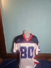 Vintage 2000's NFL Reebok Eric Moulds Buffalo Bills Jersey #80 Men's Large L 