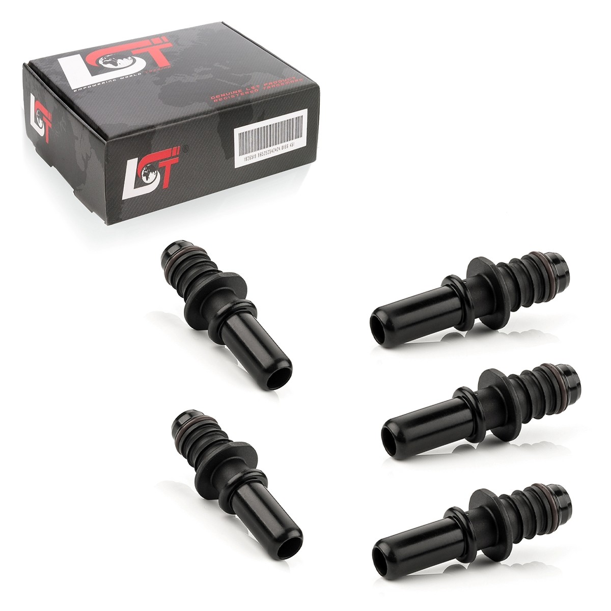 5x Counterpart Quick Coupling Straight Fuel Line 11.8 x 12 for MITSUBISHI