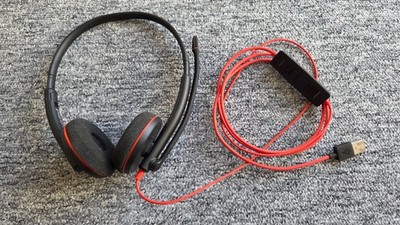 Poly Plantronics Blackwire C3220 Stereo Headset   USB   Noise-Cancelling   Teams