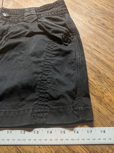 Armani Exchange Mini Skirt Size 4 Black Utility Pockets - Picture 3 of 12
