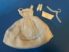 Unique Vintage Barbie 1960s Blue & White Stripe Movie Date Swing Dress 1X Plus