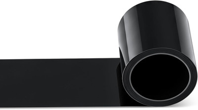 Black Aluminum Flashing Roll 3.94Inch X 50Ft for Roof, Prevents Roofing Stains,