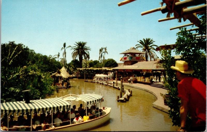 Disneyland Adventureland Explorer Boat Rivers of the World Postcard