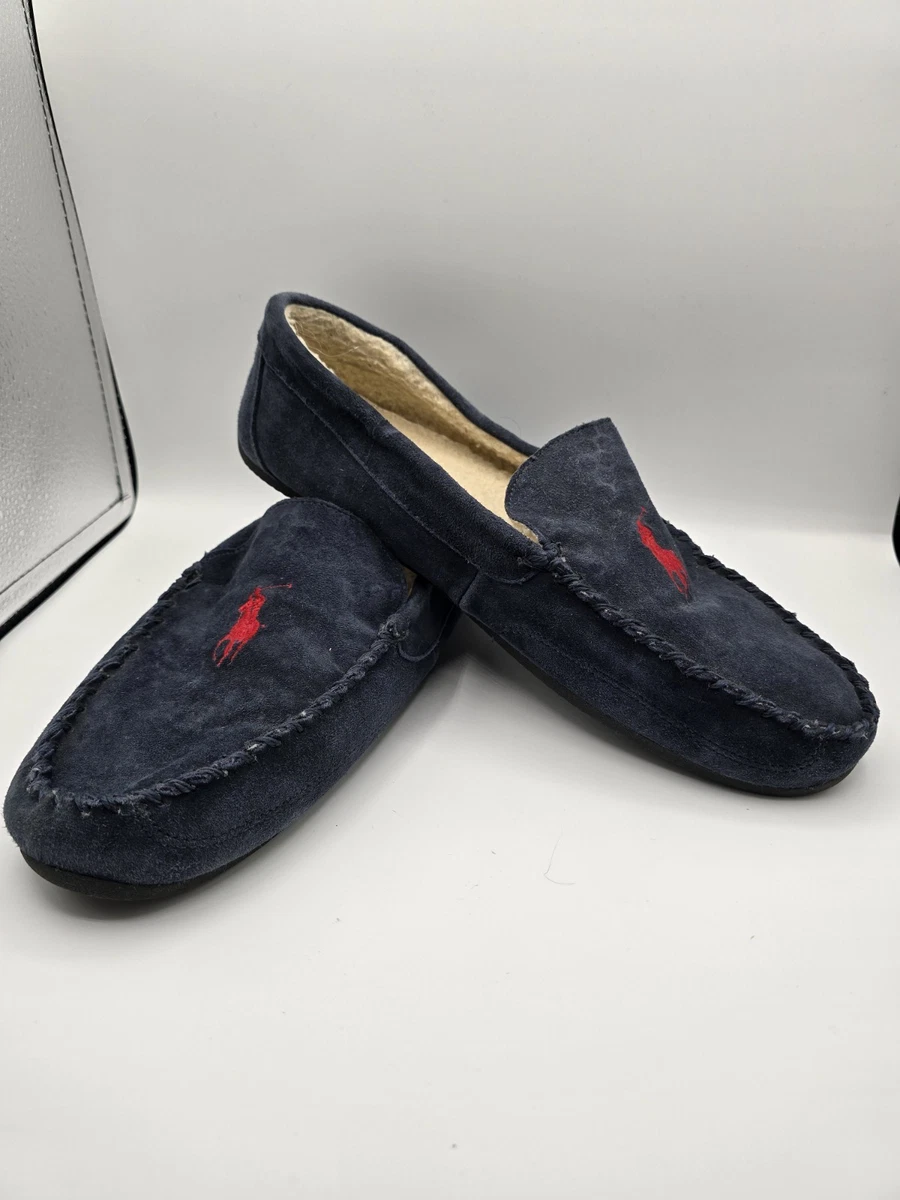 Polo Ralph Lauren Moccasin Blue Slippers for Men for sale | eBay