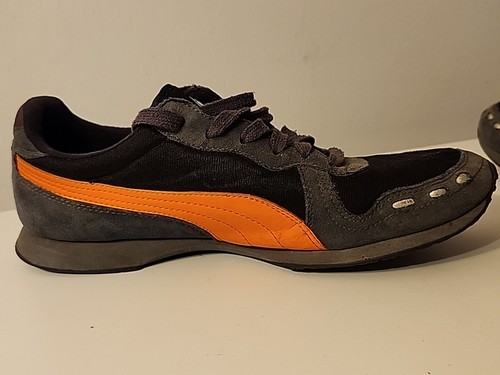 Puma Cabana Racer Suede ? Athletic Running men’s 7 Black Orange - 第 9/15 張圖片