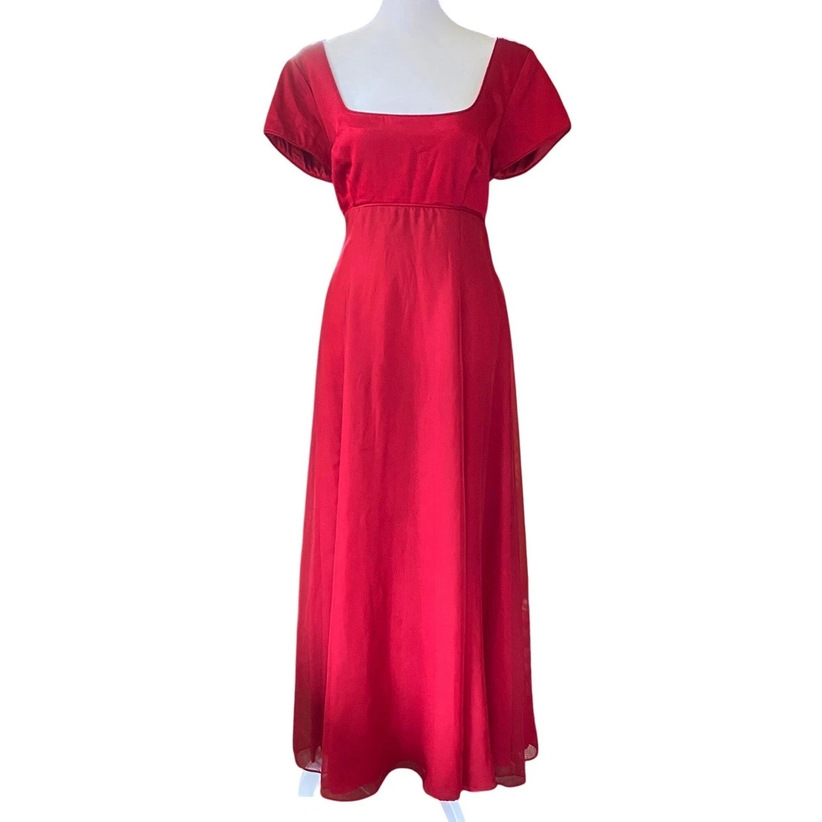 Empire Waist Red 1990s Vintage Dresses for Women for sale | eBay
