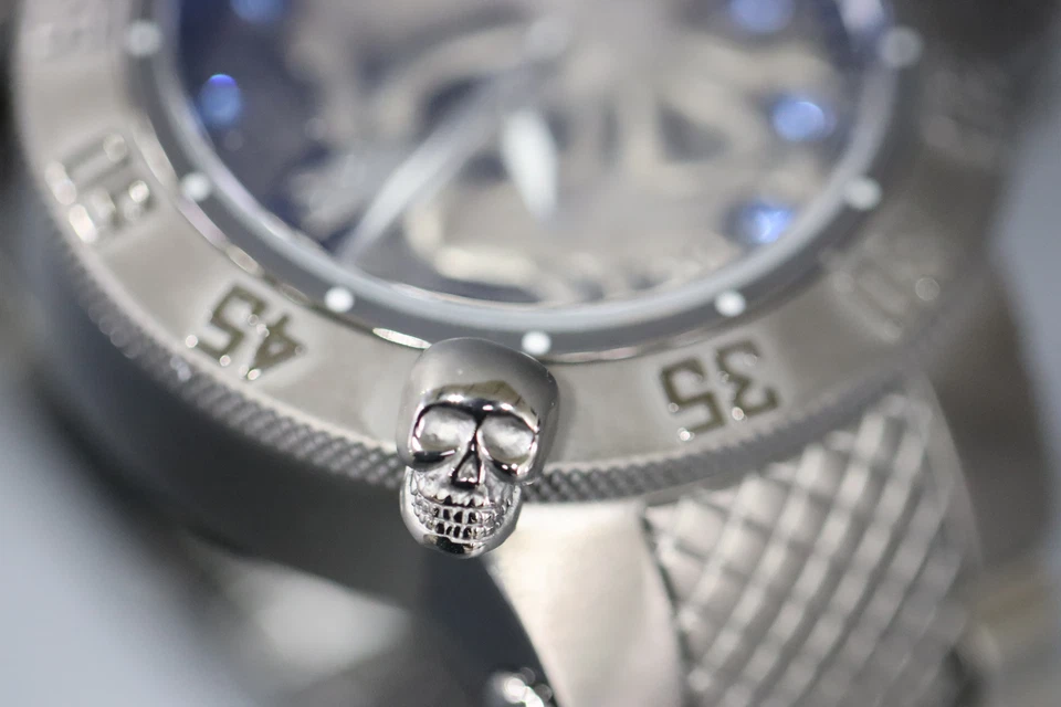 INVICTA Subaqua Hombre 50mm Acero Inoxidable Titanio Esfera Negra 513 Cuarzo 37430. Foto 4 de 4