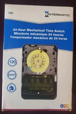 Intermatic T103P 2 Pole DPST 24-Hour Timer With Plastic Case - New