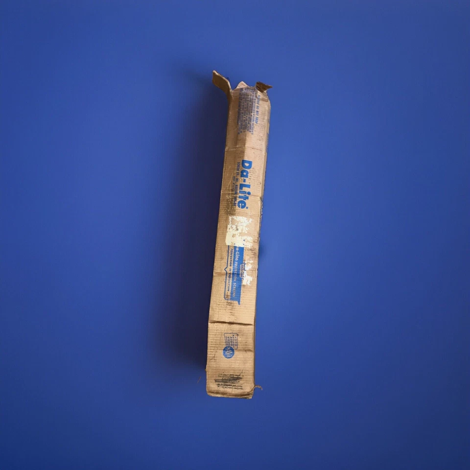 Vintage DA-LITE MOVIE SLIDE Projection Portable SCREEN 40x40 - Image 4 of 4