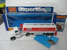 Matchbox Lesney Superkings K-16 Petrol Tanker- white, "EXXON" labels, boxed
