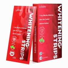 Teeth Whitening Strips   Enamel-Safe, Non-Slip, 28 Strips for 14 Treatments