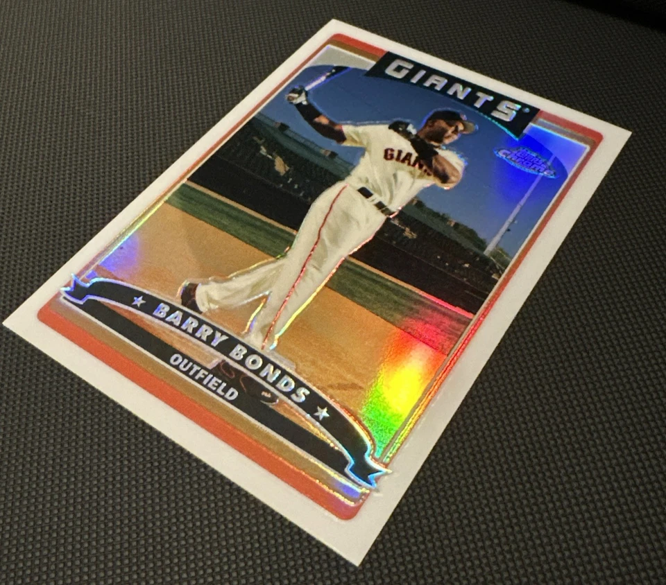 2006 Topps Chrome Refractor  #50 - Barry Bonds - Image 3 of 4