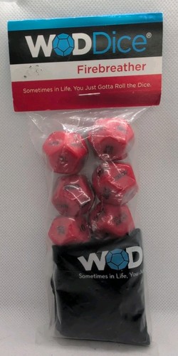 WODDice Allenamento Fitness Gioco Dadi per Palestra Rosso Firebreather PhysEd - Foto 1 di 4