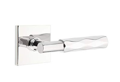 Emtek Select Passage, Square Rosette, T-Bar Stem, Tribeca Handle US26 RH