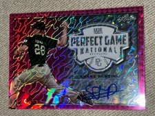 SHANE PANZINI 2020 LEAF PERFECT GAME PINK MARBLE AUTOGRAPH #1/1 ROYALS