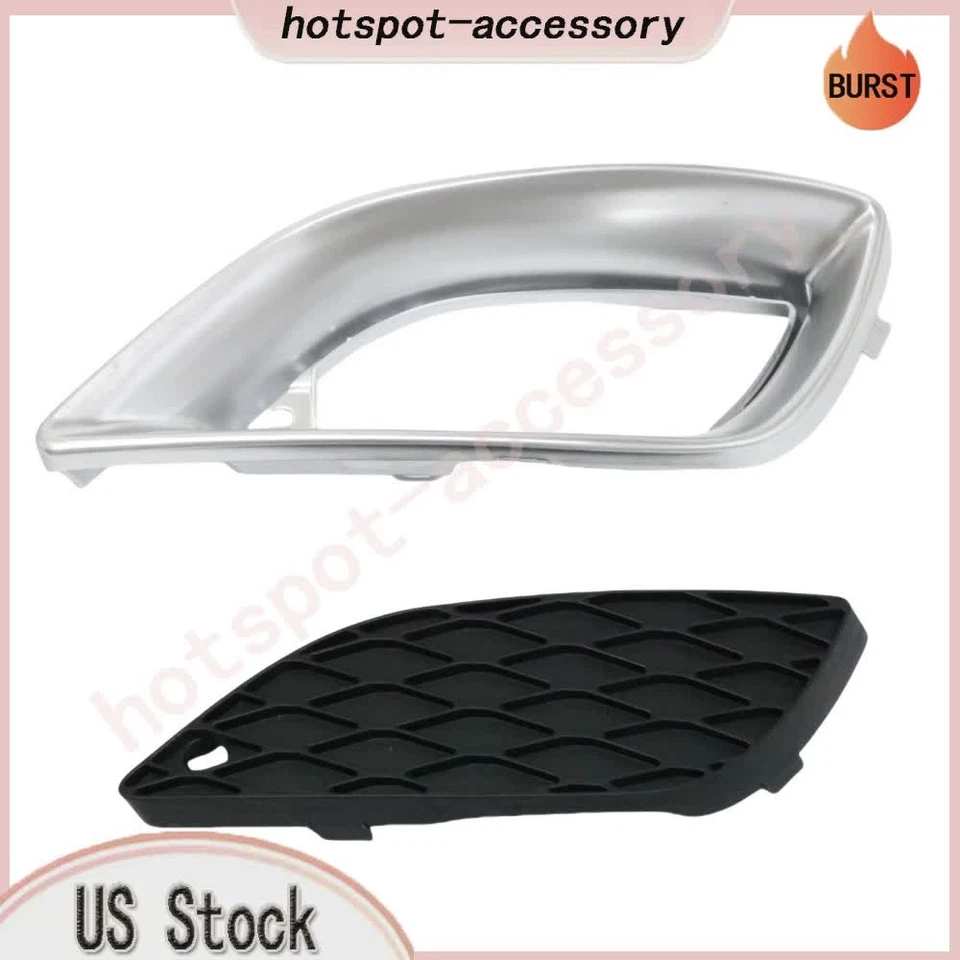 1 Set Left Side Fog Light Trim and grill fit 2006-2012 Mercedes-Benz R350 5.0L Foto 2 de 4