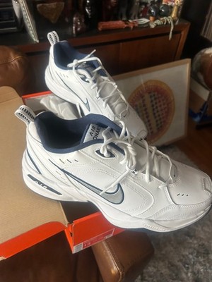 Nike Air Monarch IV 4 Triple white 415445-001 Men's Comfort Shoes